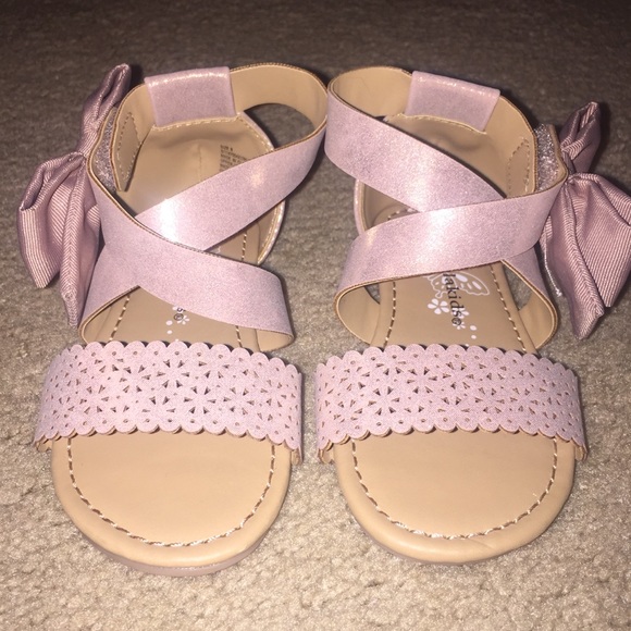 blush gladiator sandals